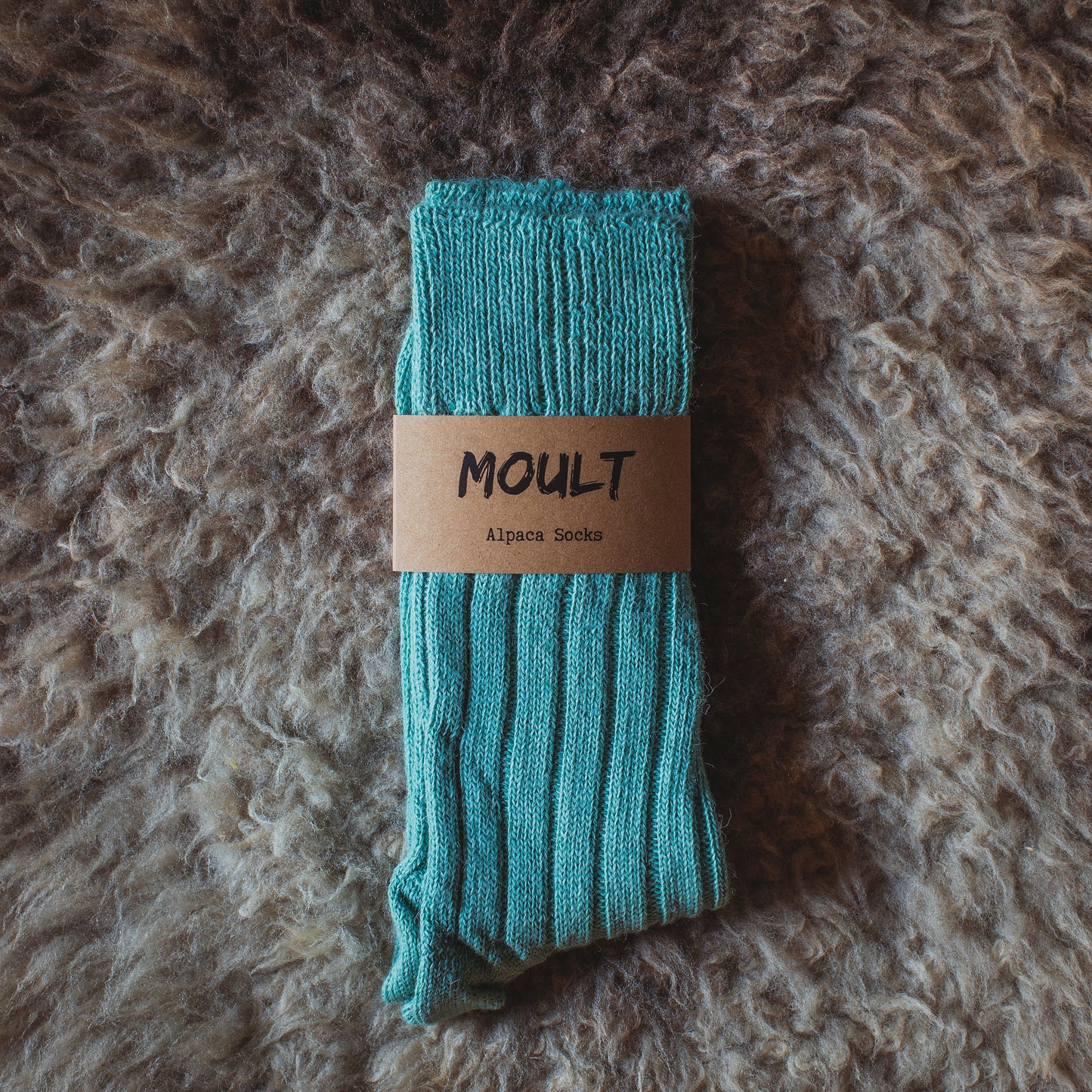 Alpaca Socks In Teal