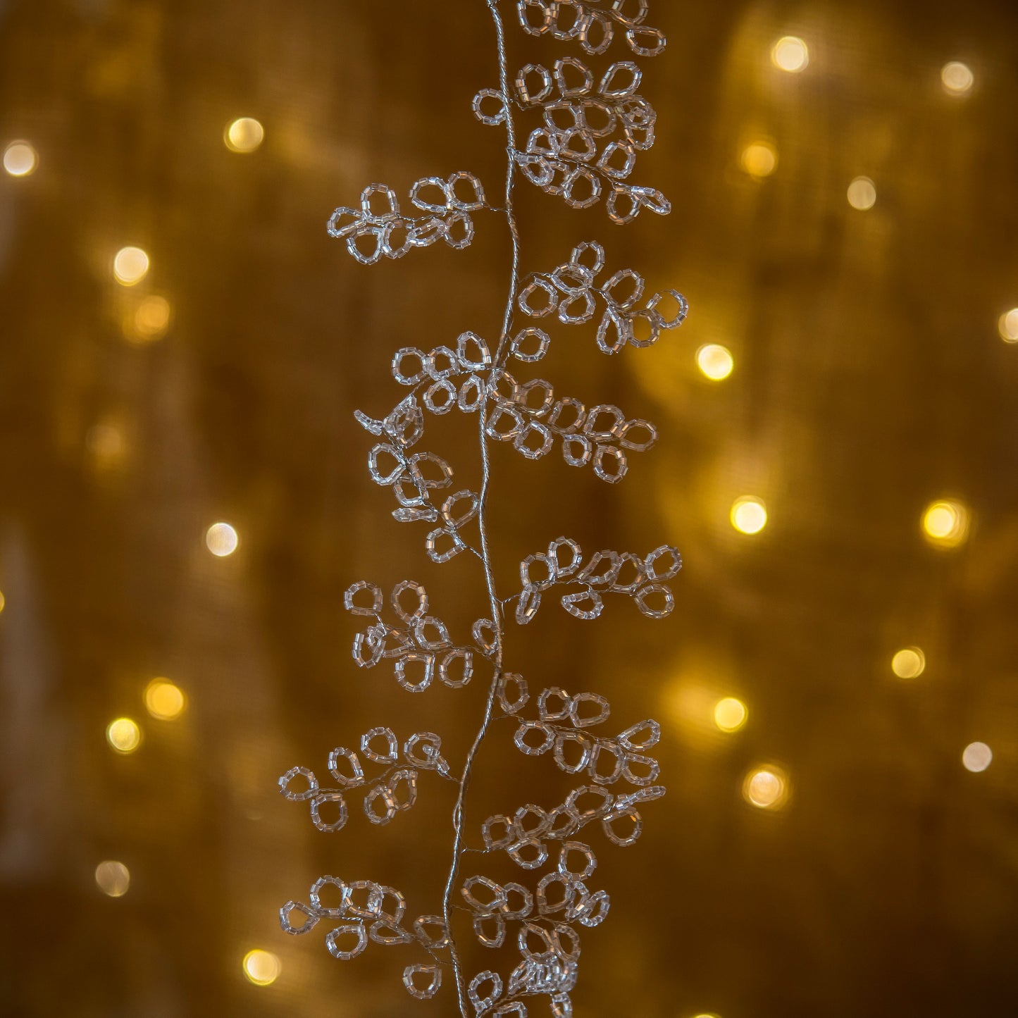 Silver Beaded Garland