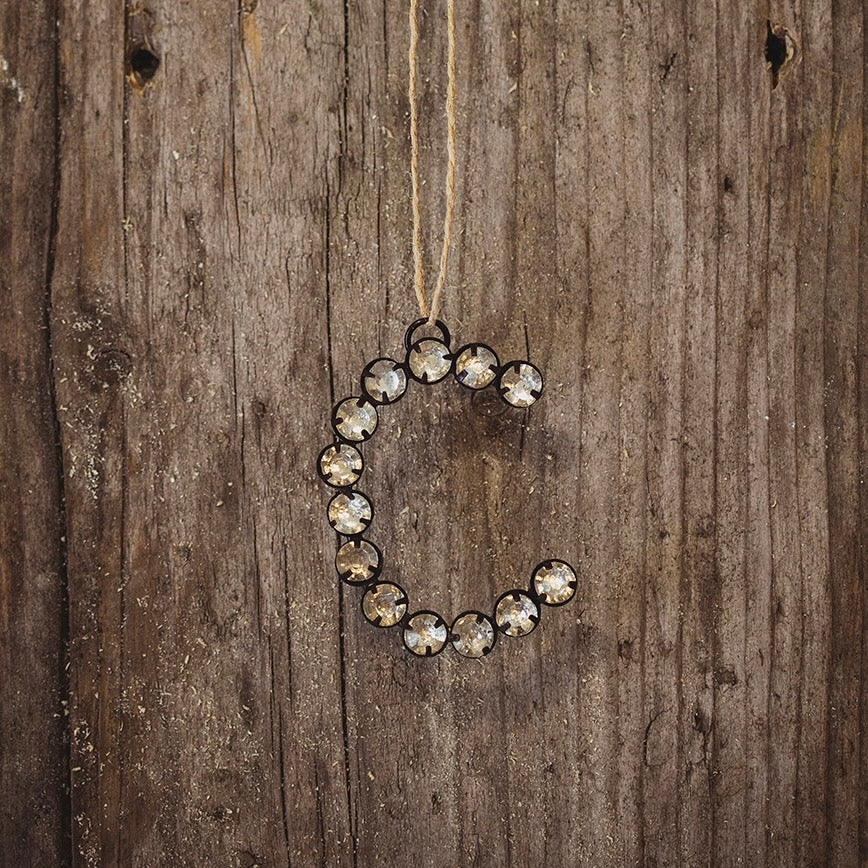 Rhinestone Hanging Letter Decorations