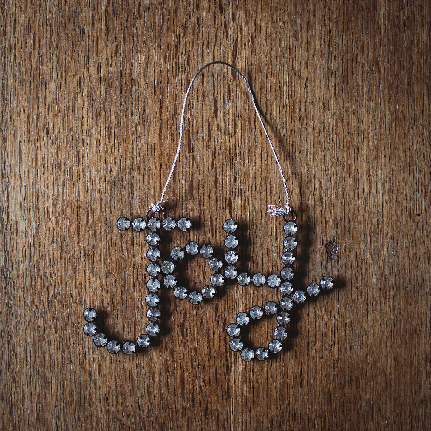 Rhinestone 'Joy' Hanging Decoration