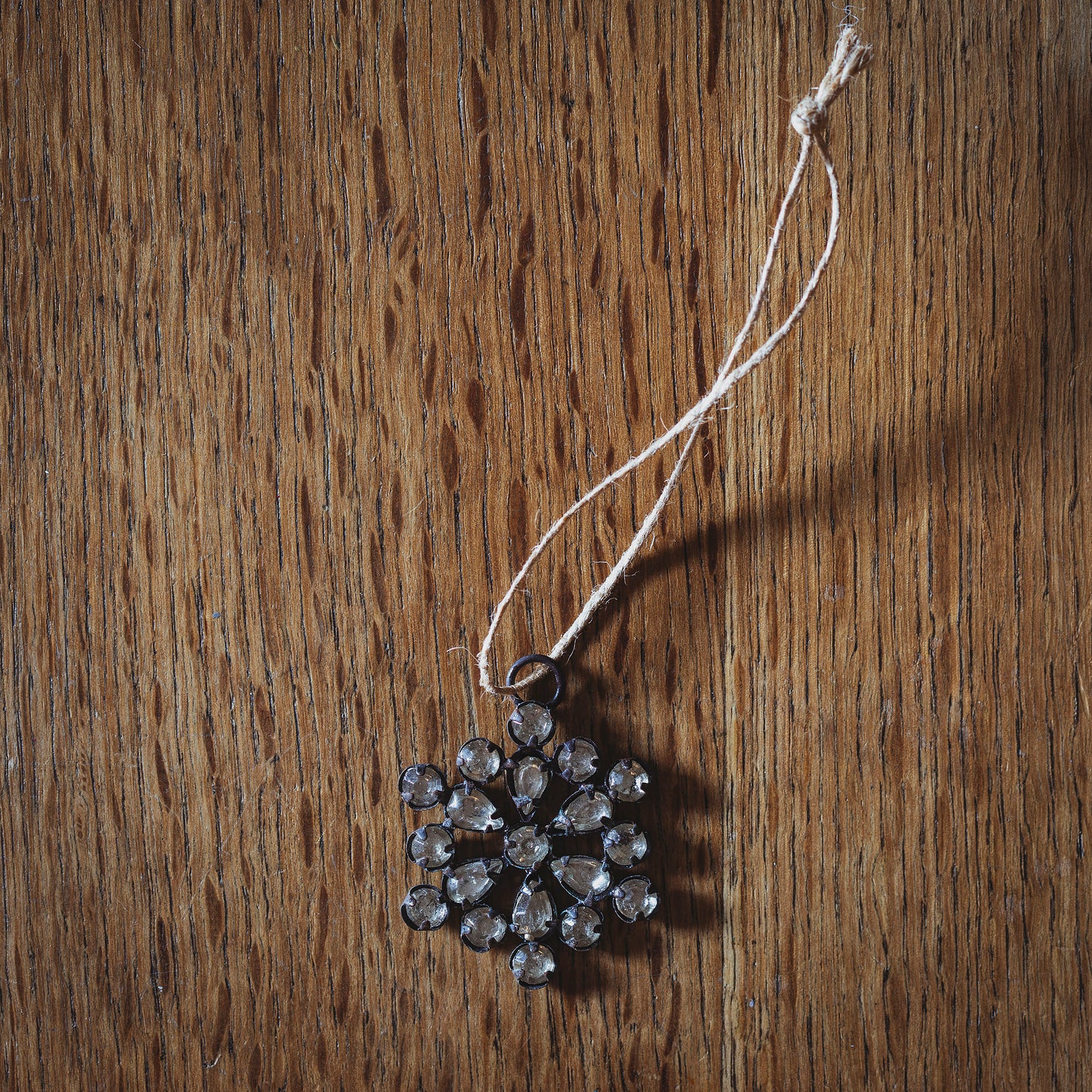 'Antique Copper' Mini Rhinestone Snowflake
