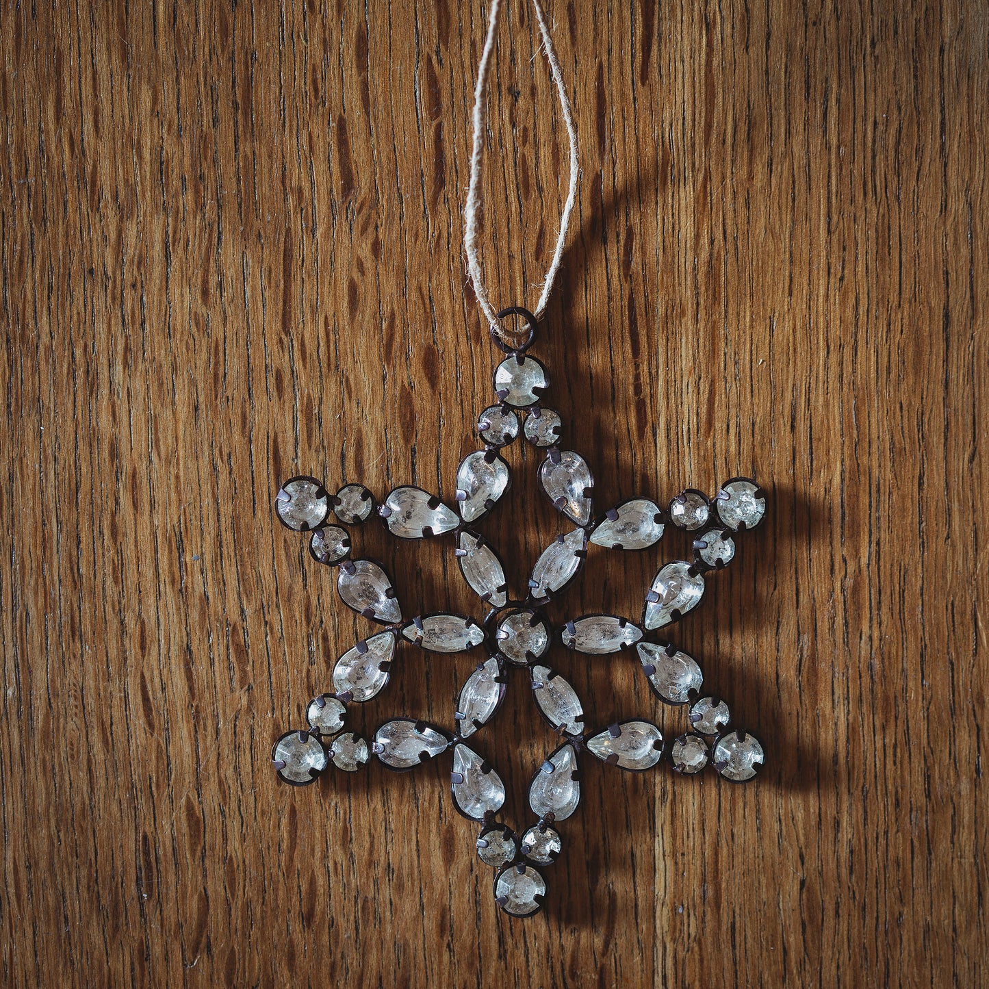 Antique Copper Rhinestone Star