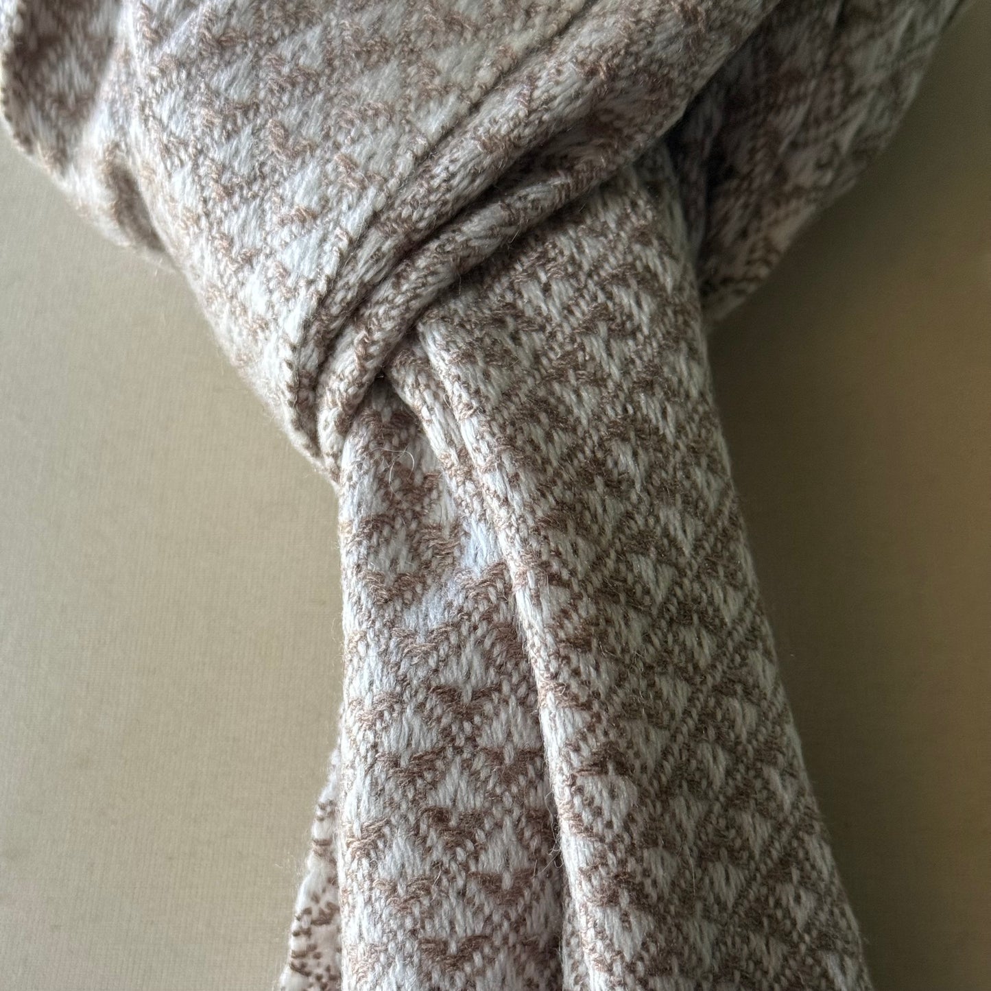 Brown Hash Small Scarf