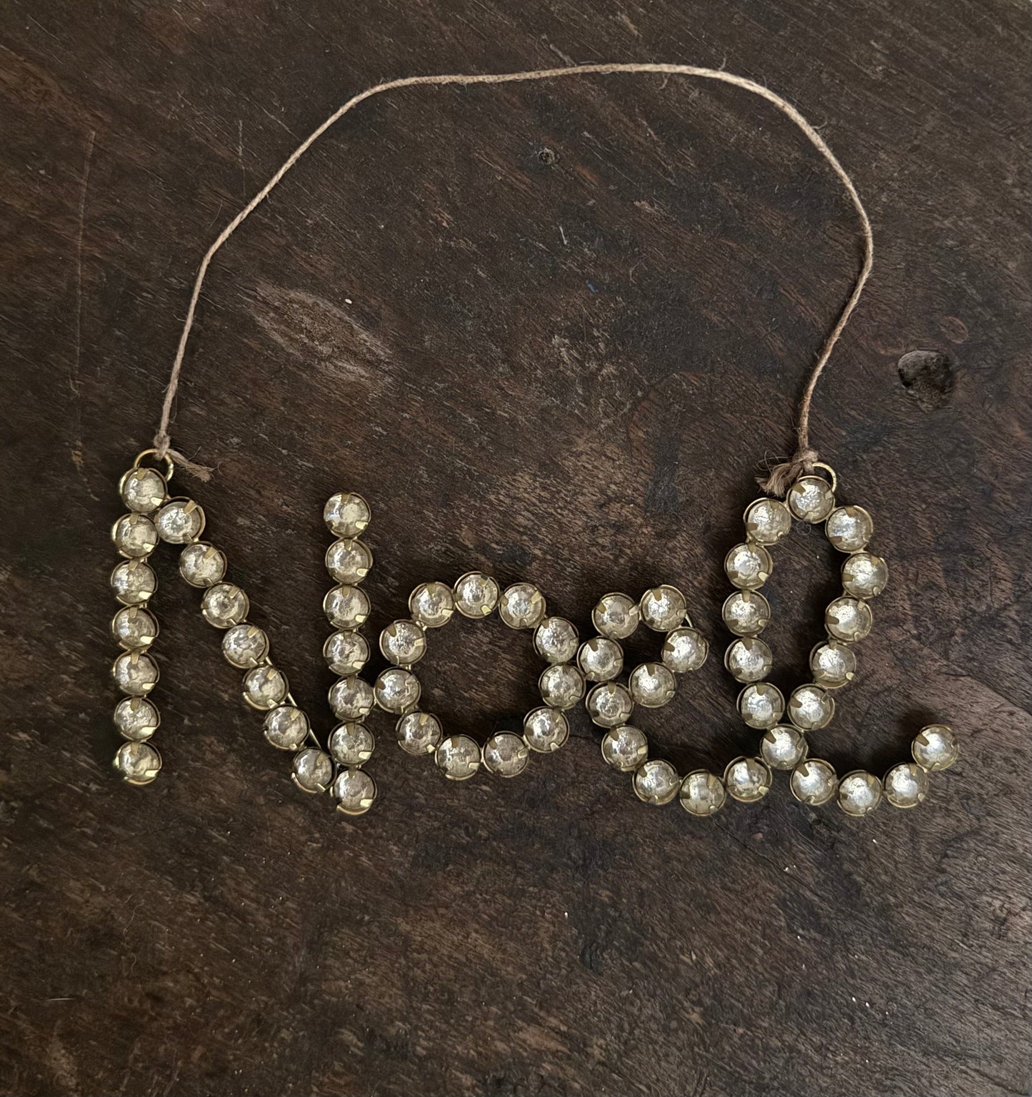 Rhinestone 'Noel' Hanging Decoration