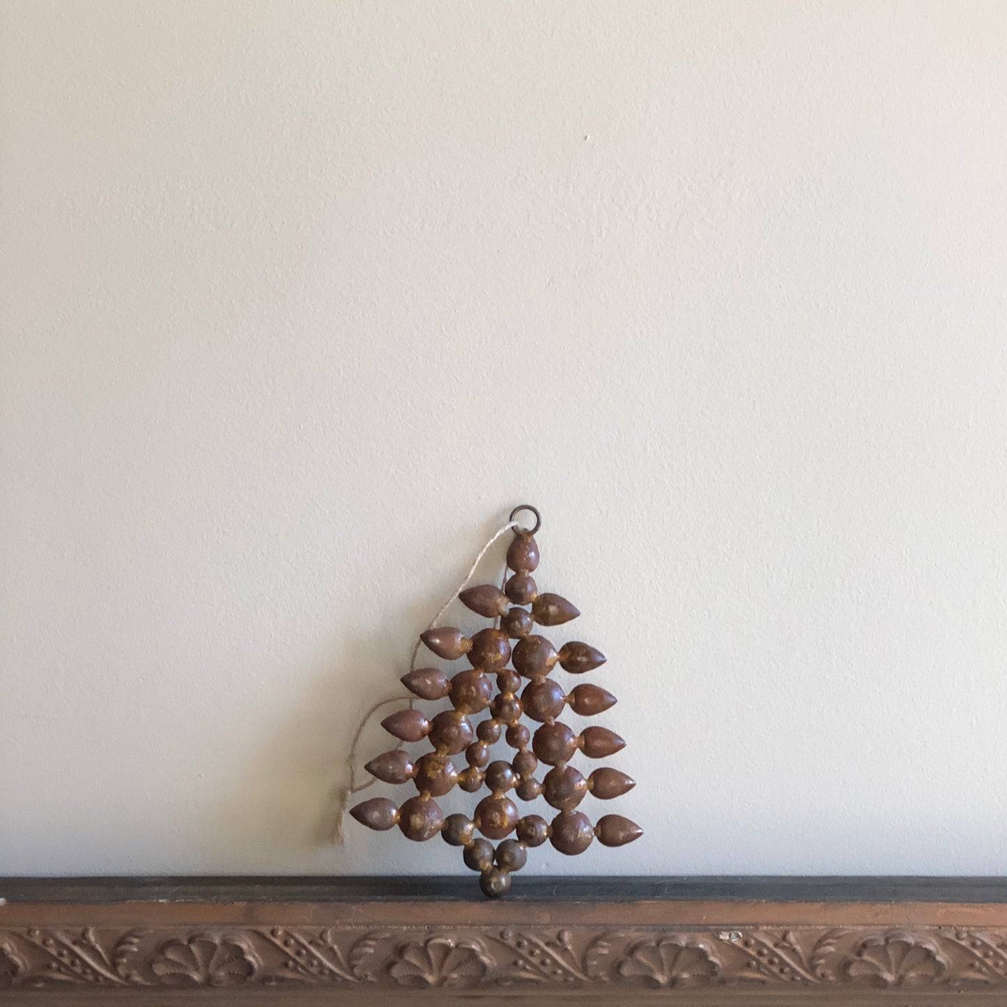 Rusty Rhinestone Tree Decoration