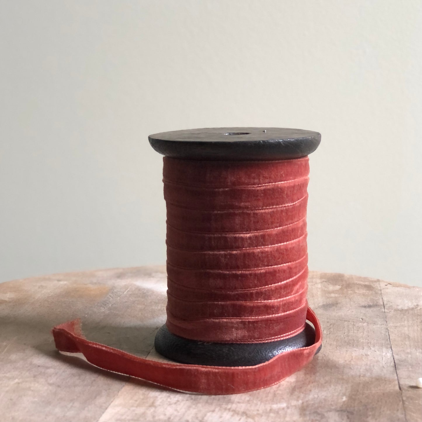 Burnt Orange Velvet Ribbon
