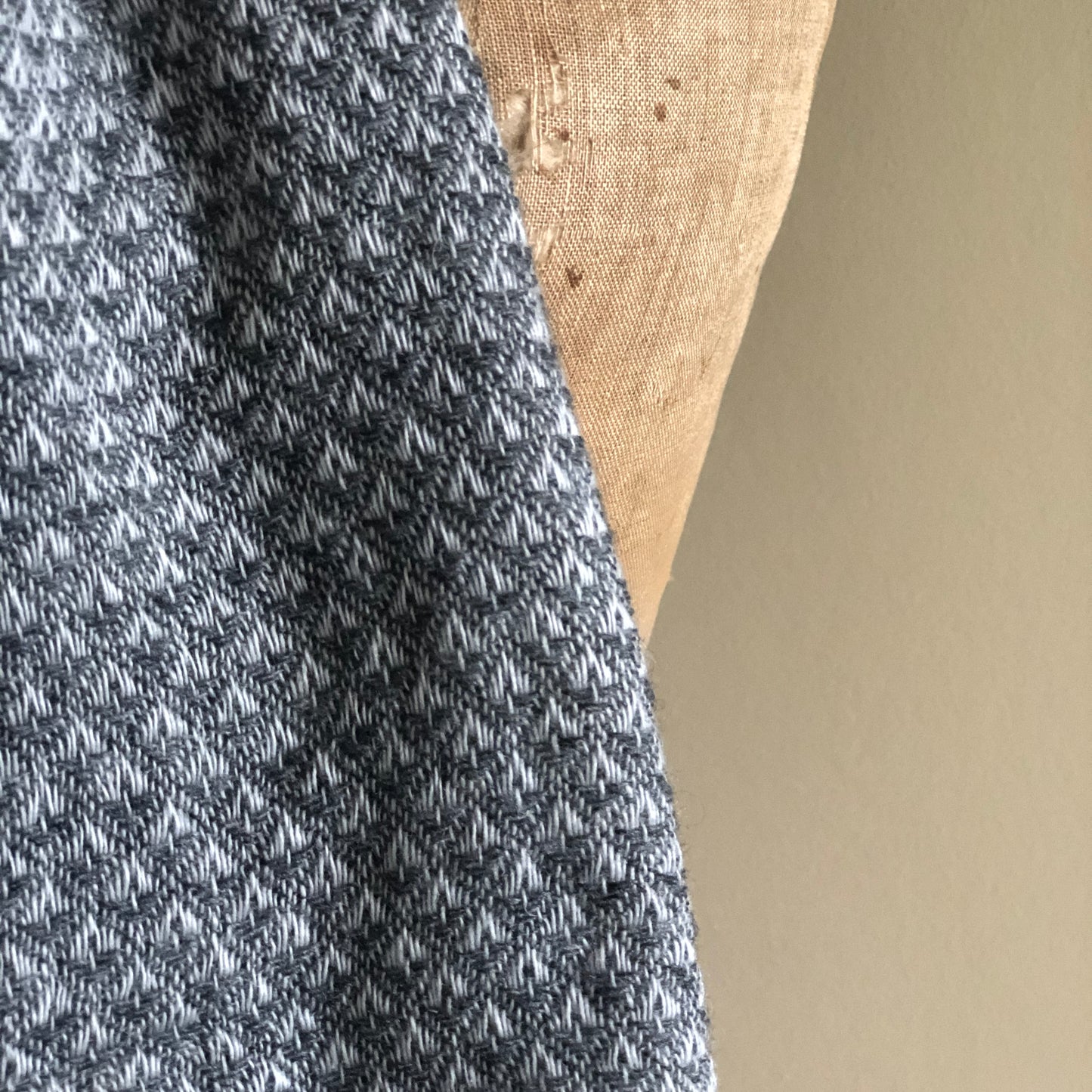 Grey Hash Small Scarf