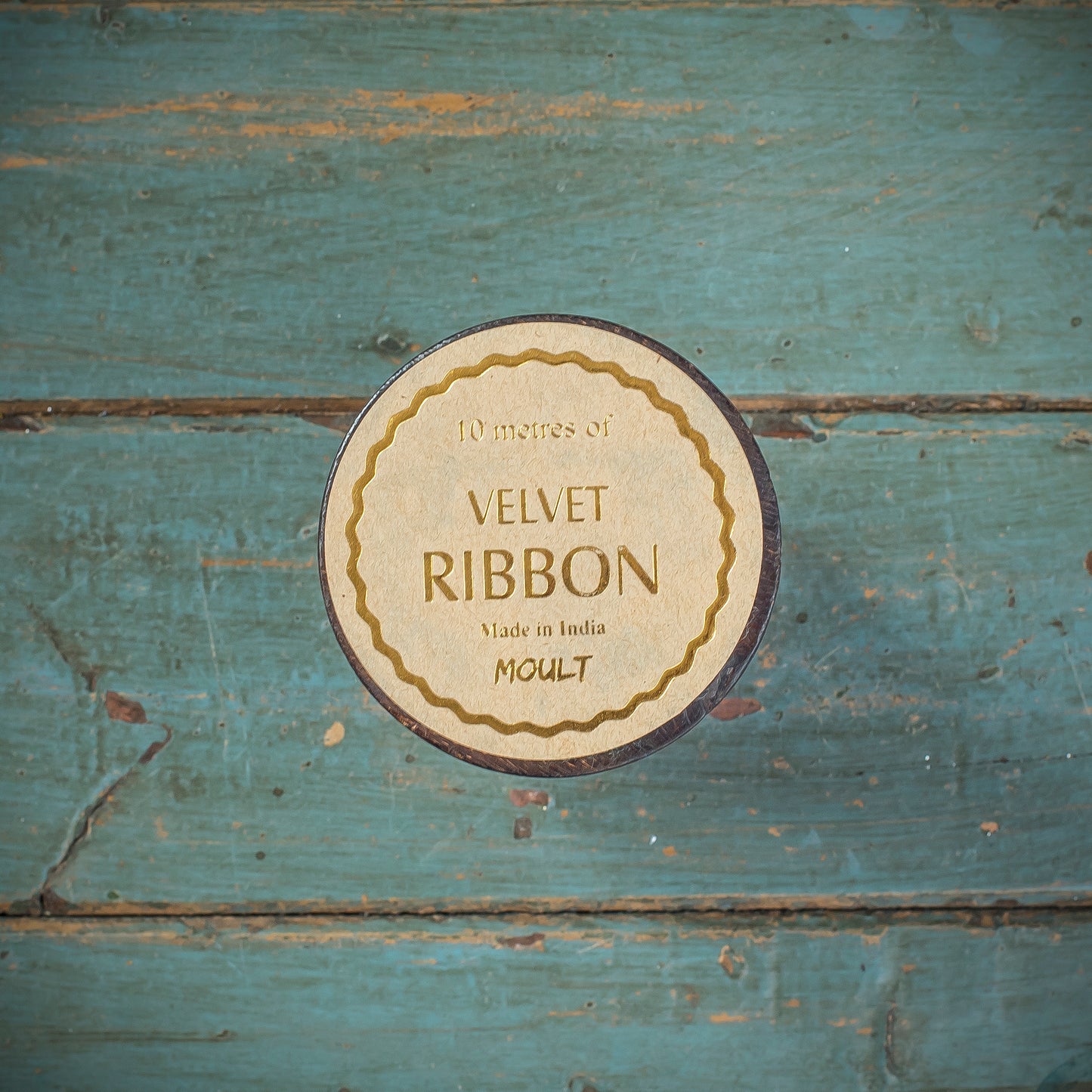 Pewter Glitter Velvet Ribbon