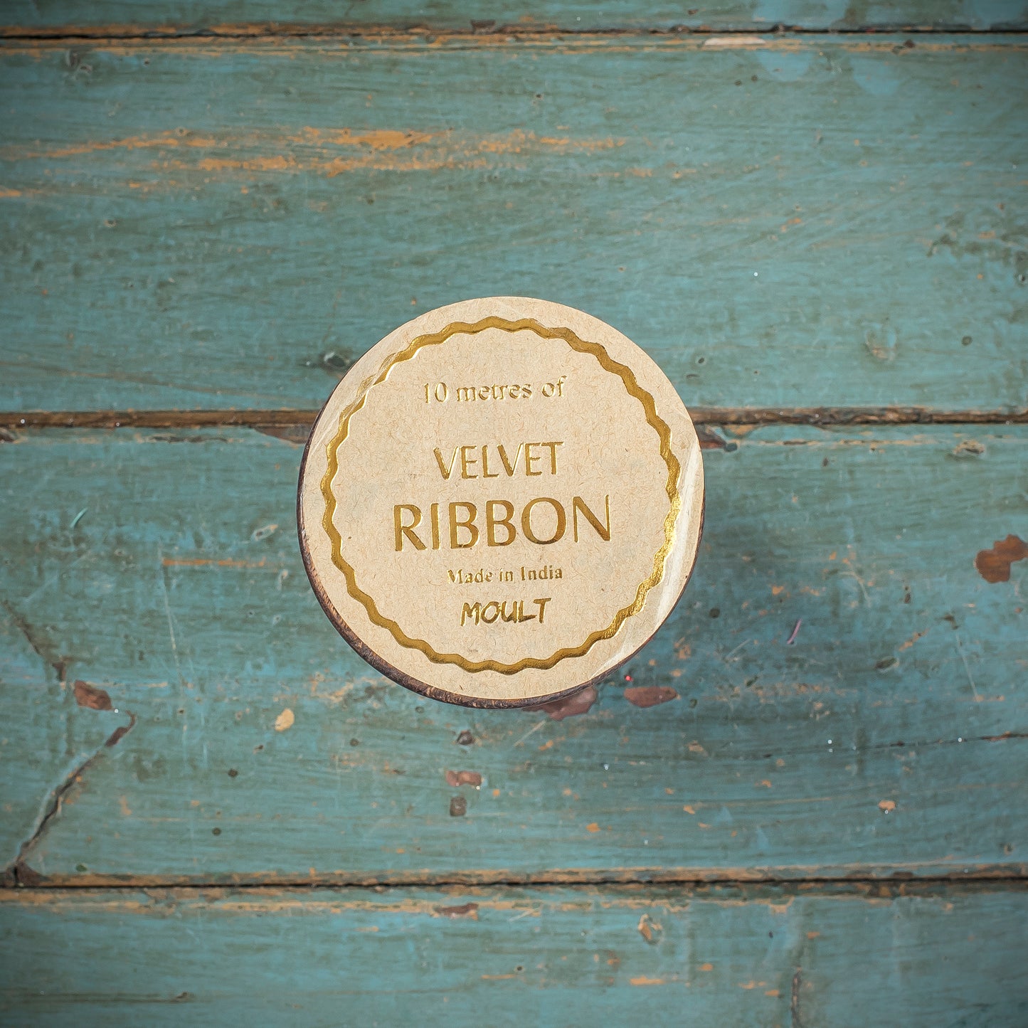 Aqua Marine Velvet Ribbon