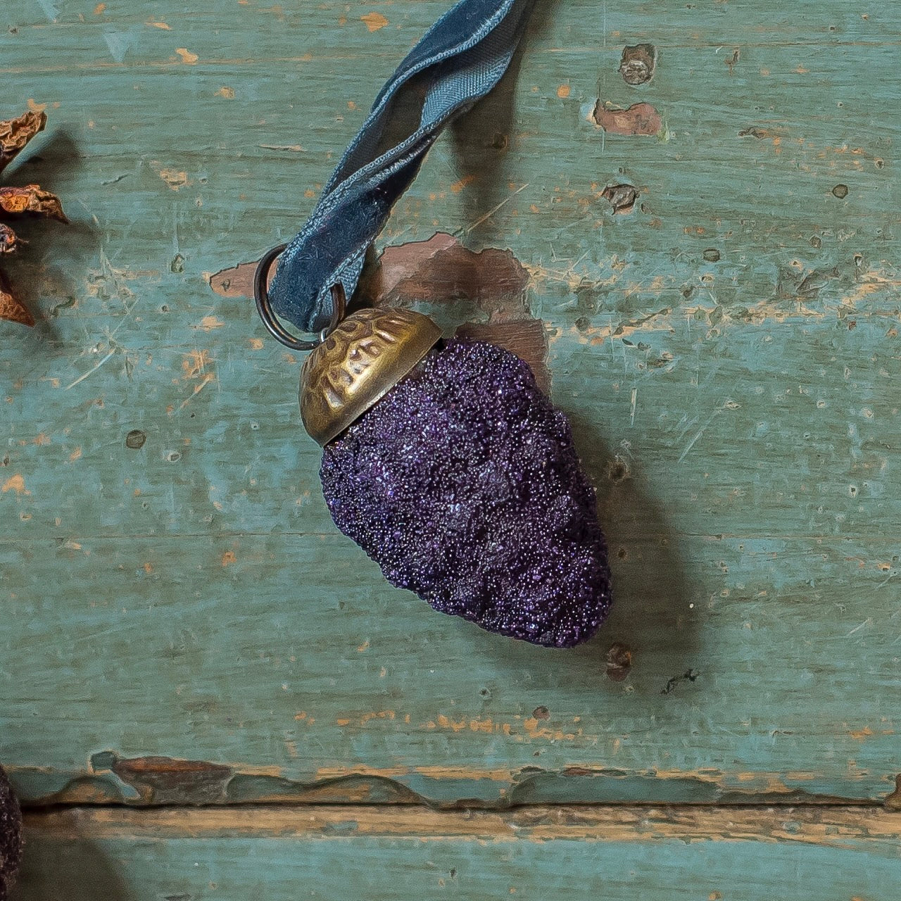 Mini Dark Purple Pastille Grapes Bauble