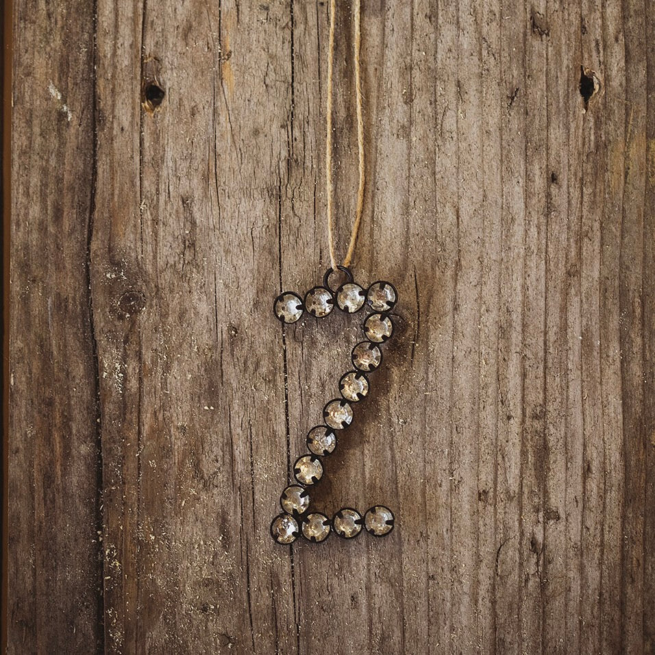 Rhinestone Hanging Letter Decorations