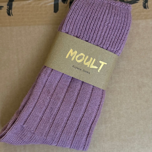 Alpaca Socks - Lilac
