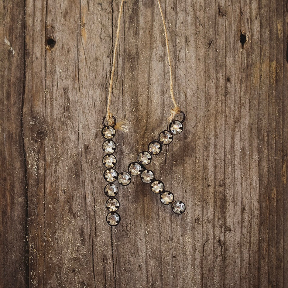 Rhinestone Hanging Letter Decorations