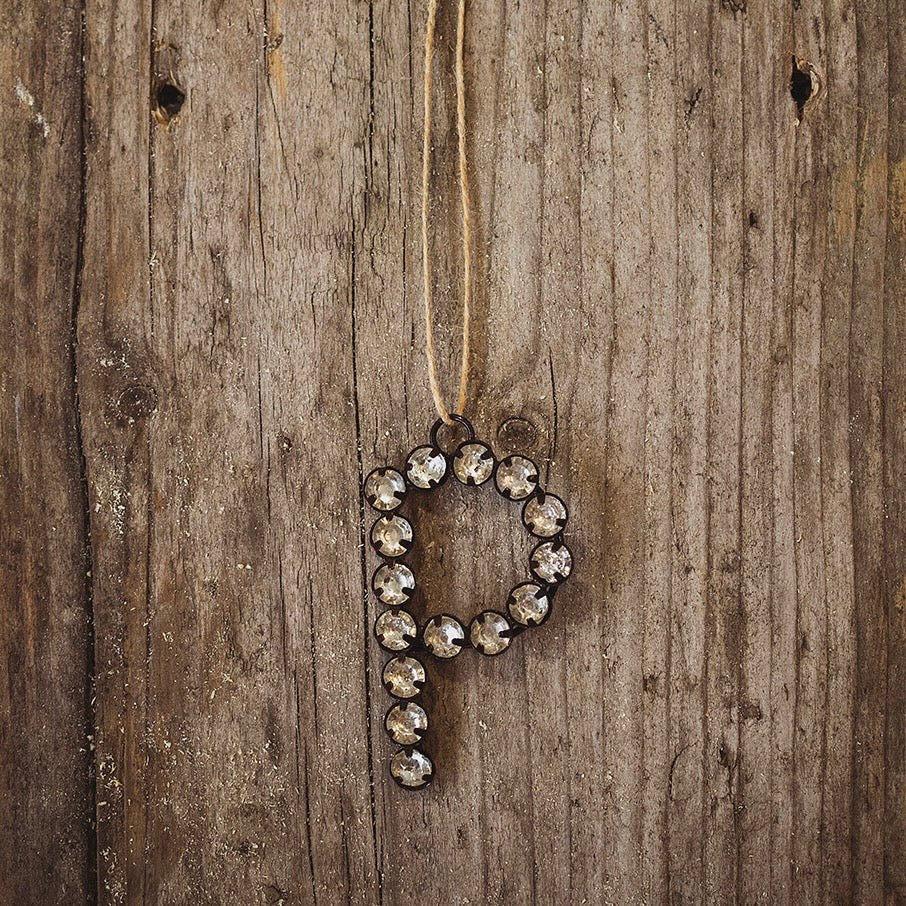 Rhinestone Hanging Letter Decorations