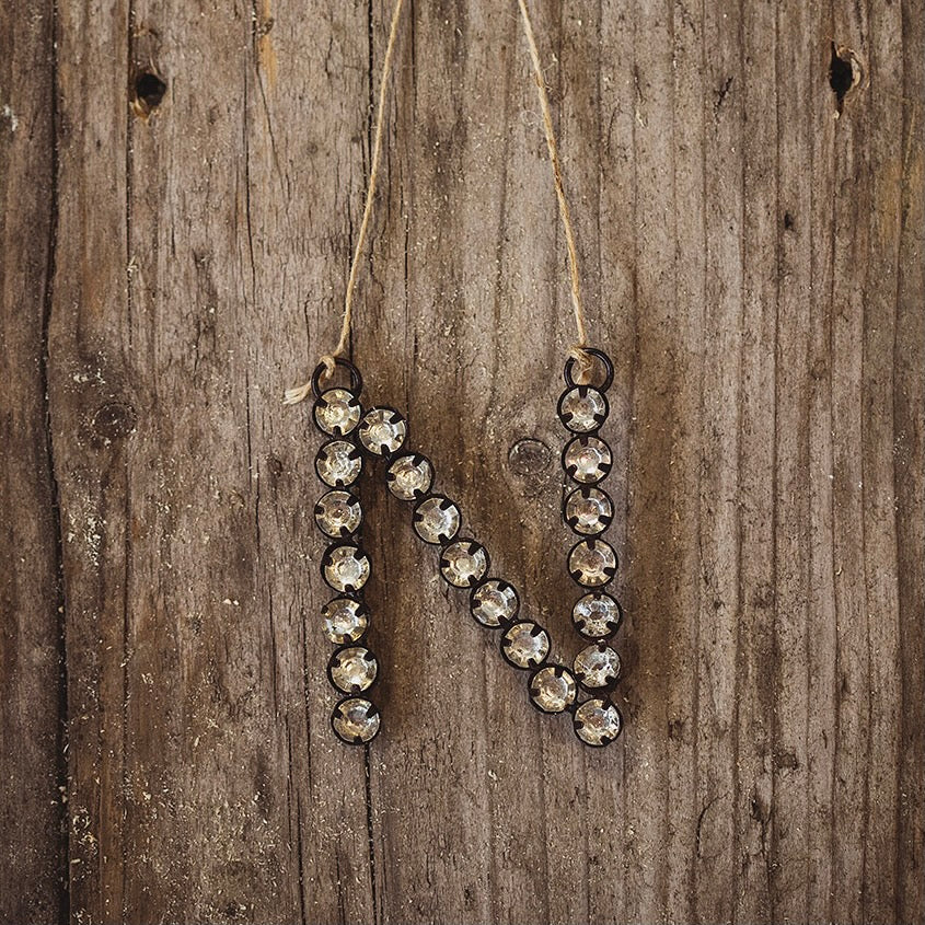 Rhinestone Hanging Letter Decorations