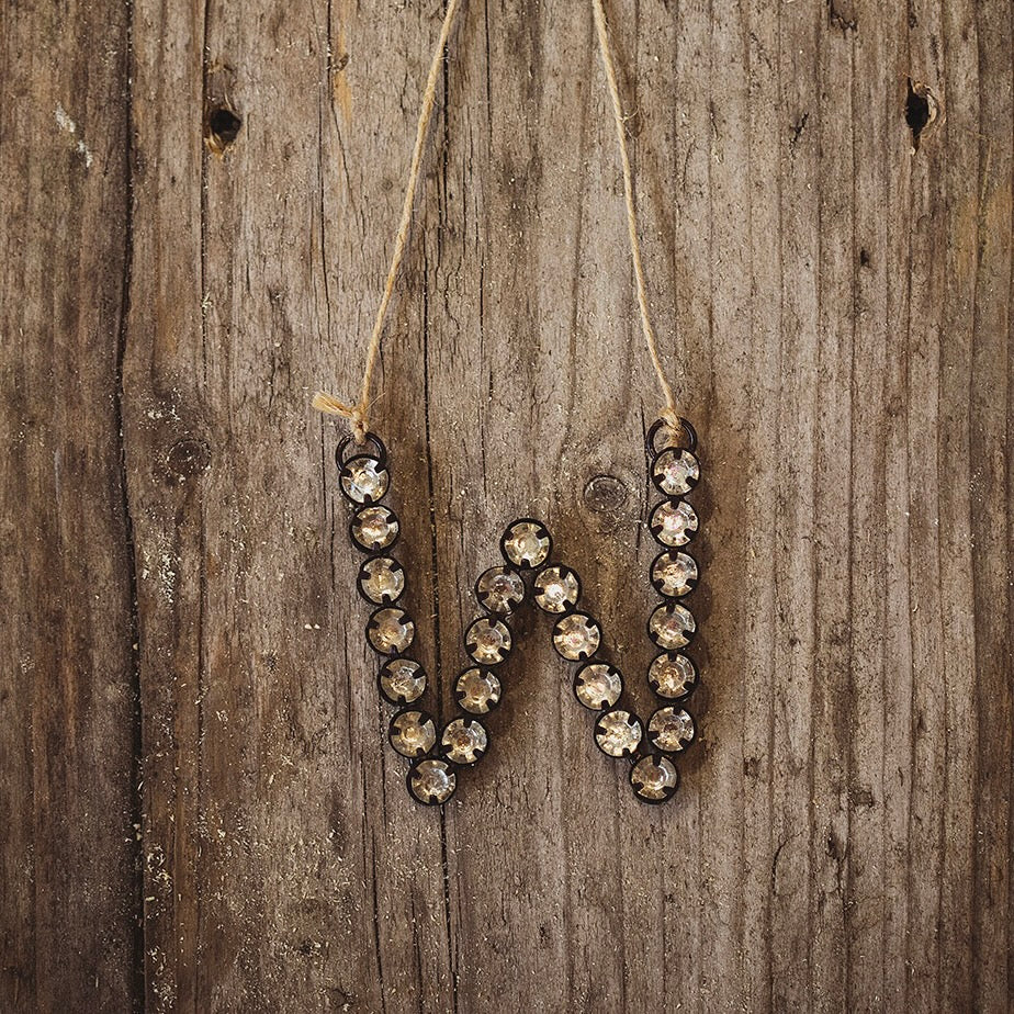 Rhinestone Hanging Letter Decorations