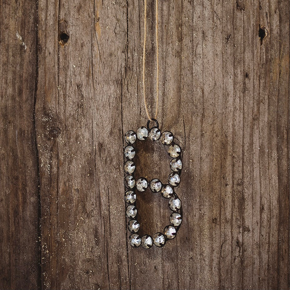Rhinestone Hanging Letter Decorations