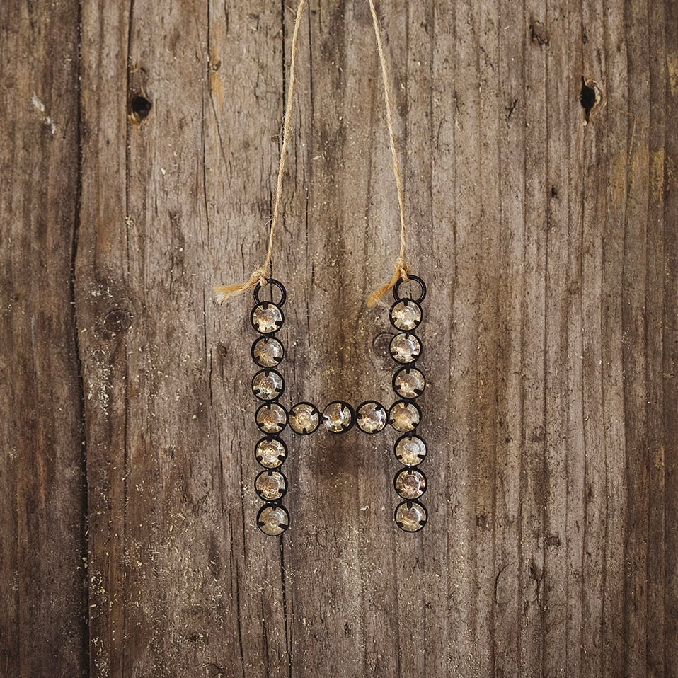 Rhinestone Hanging Letter Decorations