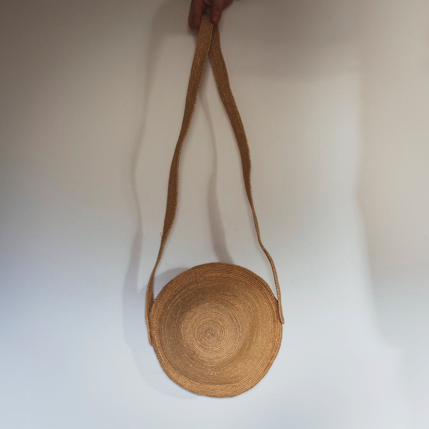 Round Natural Jute Bag