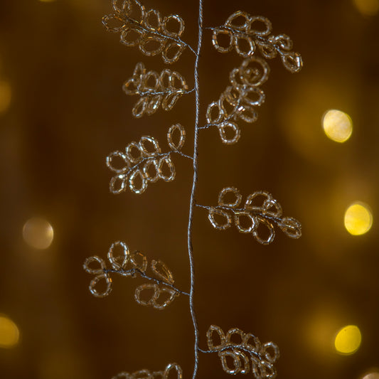 Gold Beaded Wire Garland