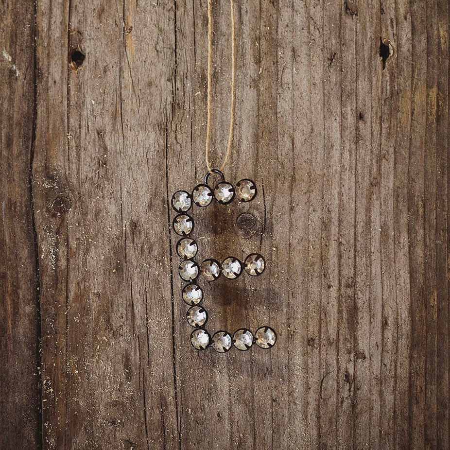 Rhinestone Hanging Letter Decorations