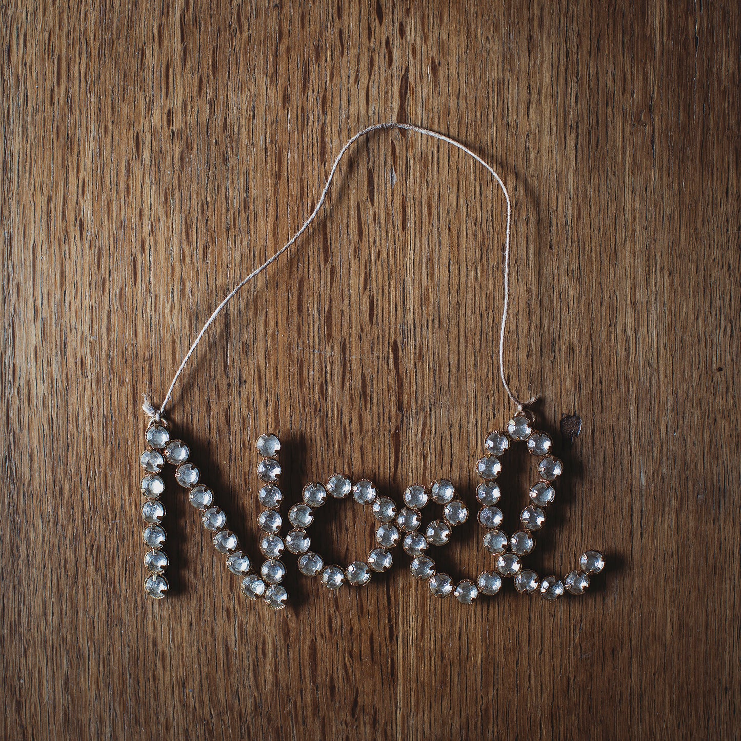 Rhinestone 'Noel' Hanging Decoration