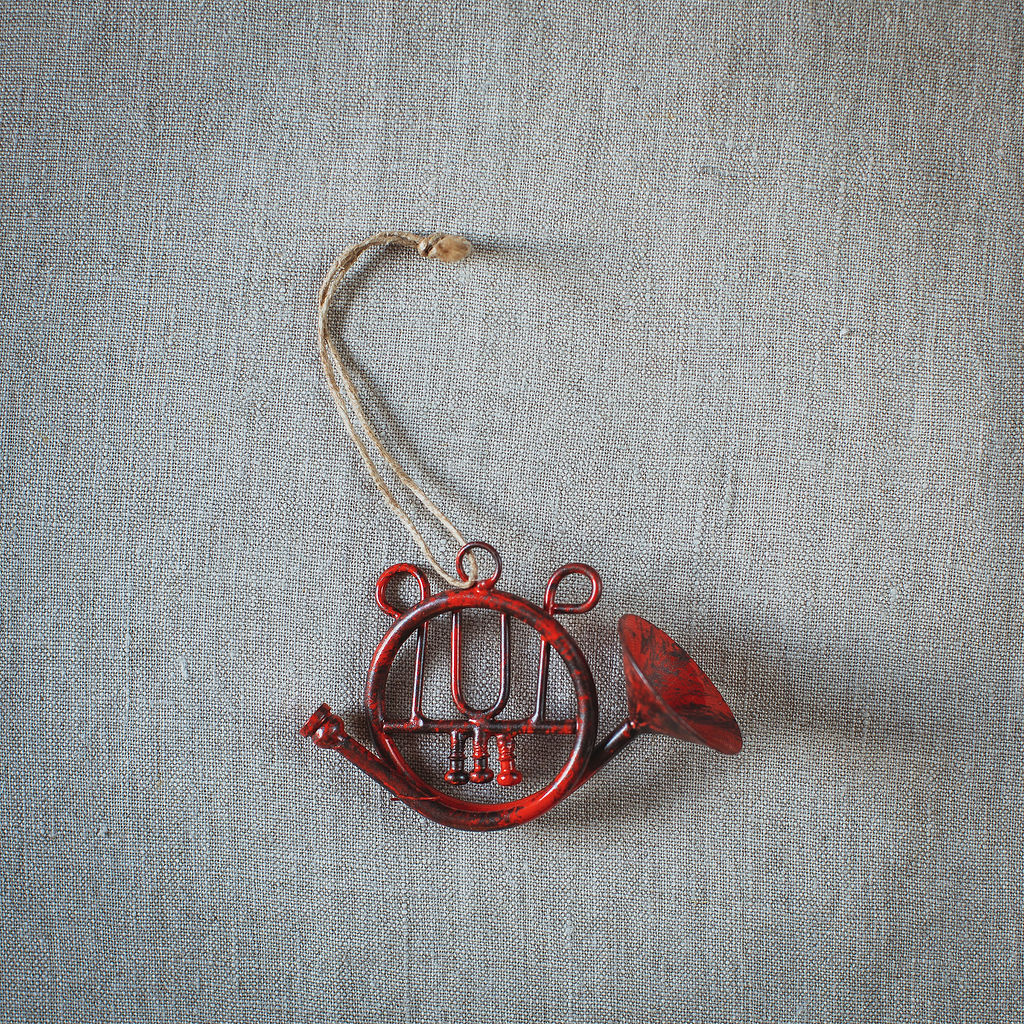 Metal Trumpet Decoration