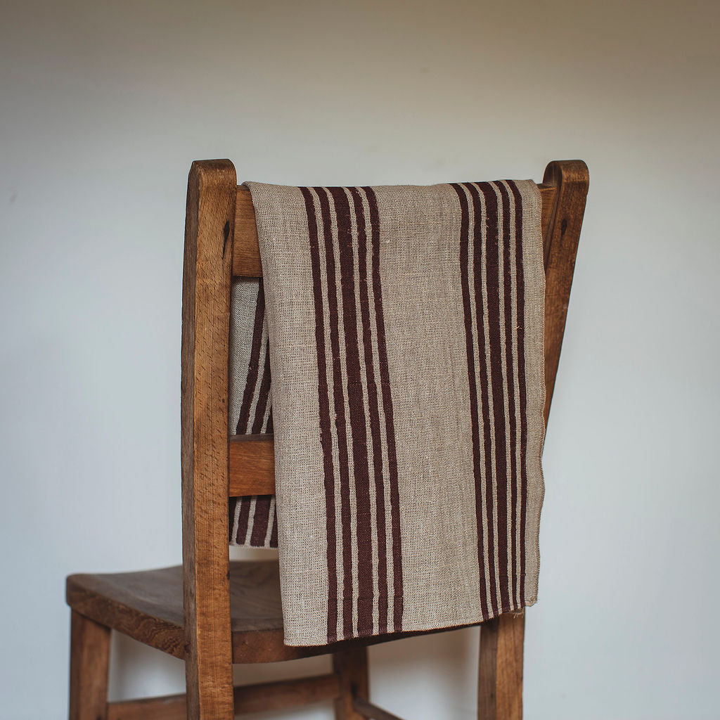 Set Of Two Large Linen Tea Towels