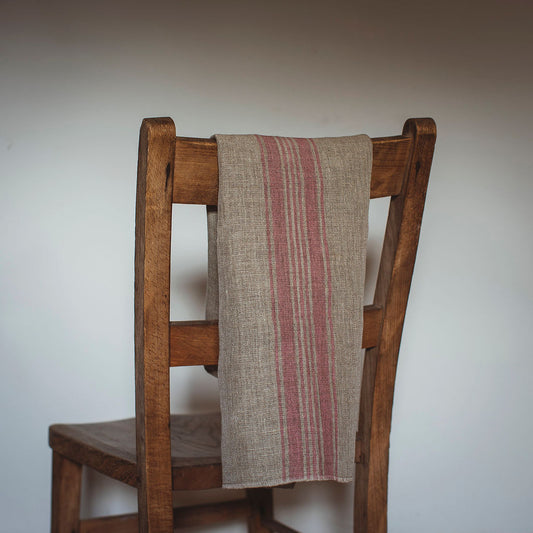 Set Of Two Large Linen Tea Towels