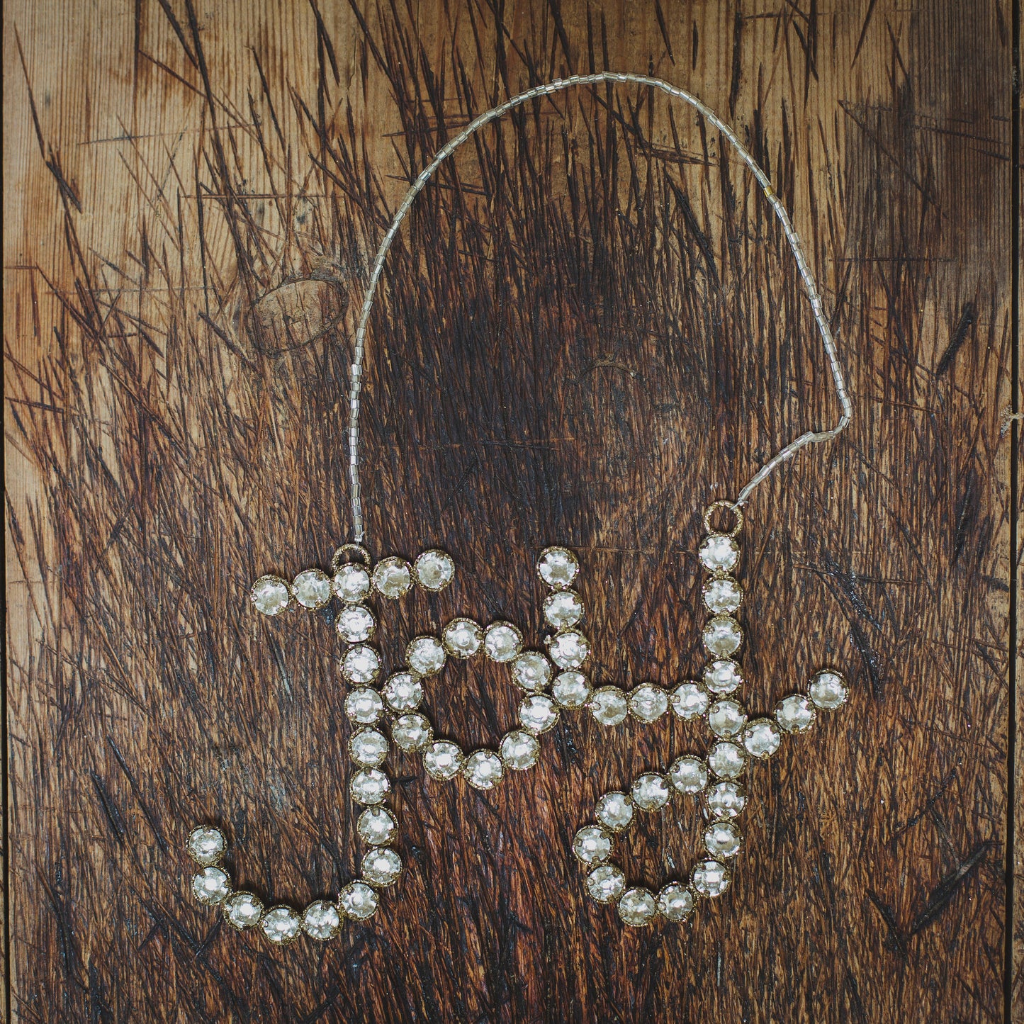Rhinestone 'Joy' Hanging Decoration