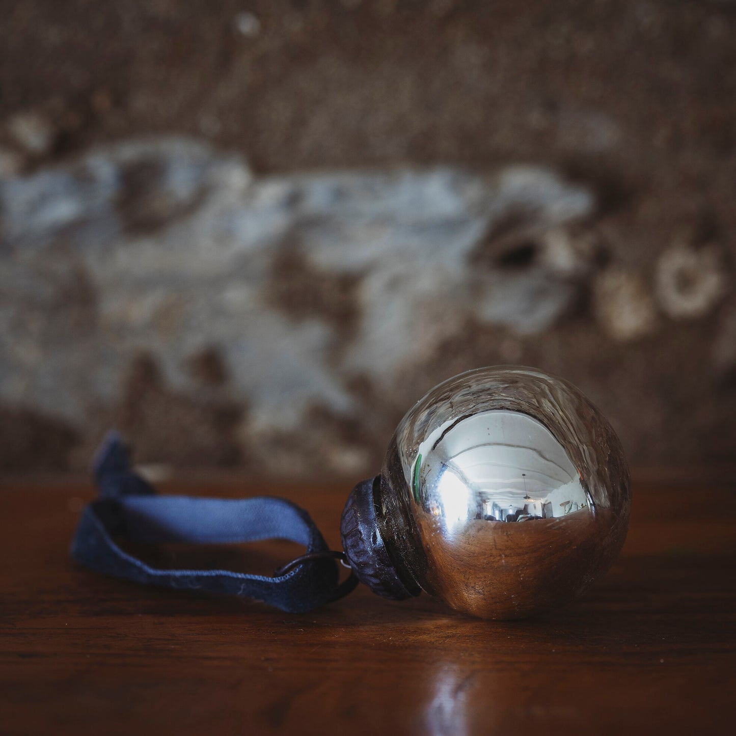 Mini Silver Ball Bauble