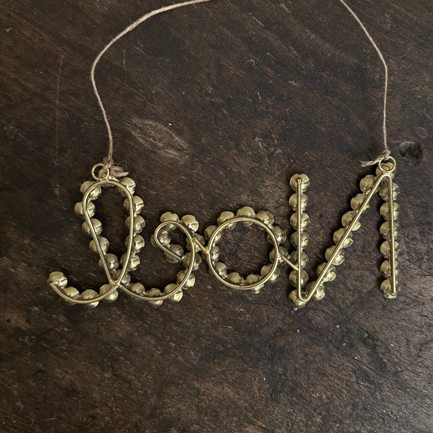 Rhinestone 'Noel' Hanging Decoration