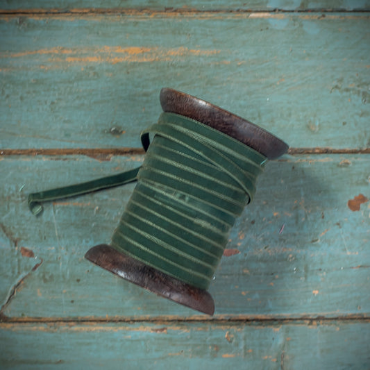Olive Green Velvet Ribbon
