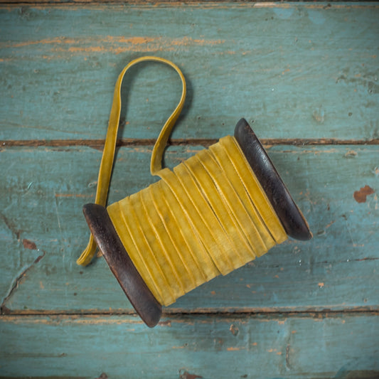 Mustard Velvet Ribbon