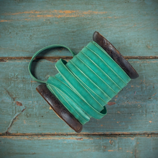 Aqua Marine Velvet Ribbon